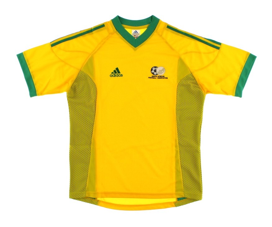 Primera equipación de South Africa 2002