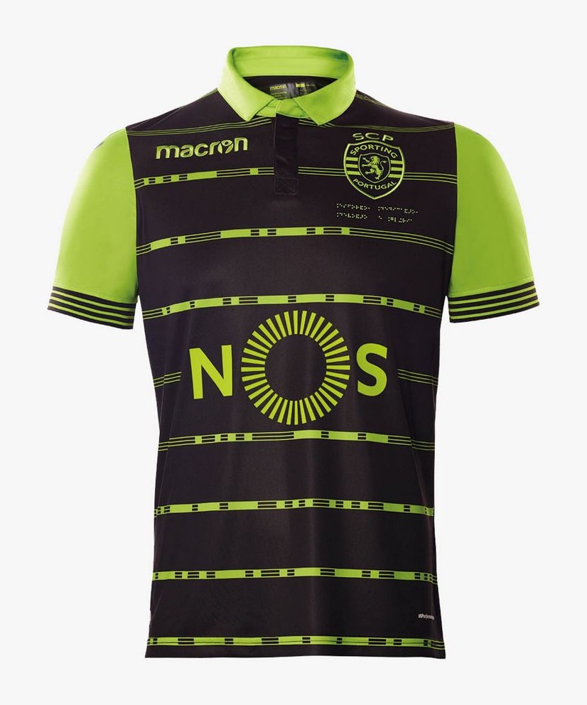 Segunda equipación de Sporting CP 17-18