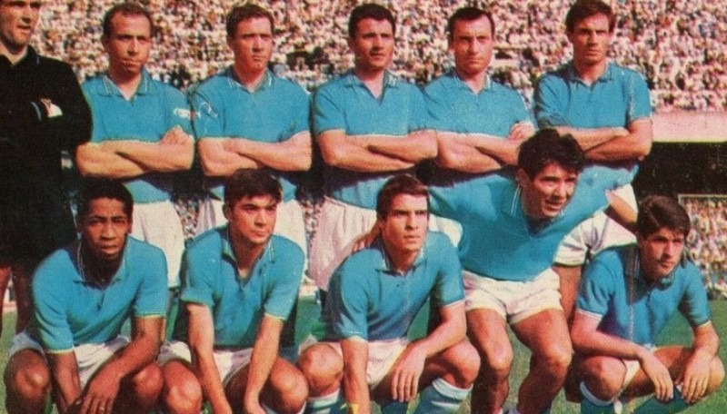 Primera equipación de SSC Napoli 66-67