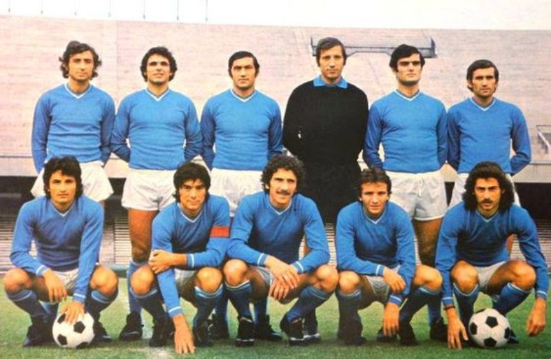 Primera equipación de SSC Napoli 75-76