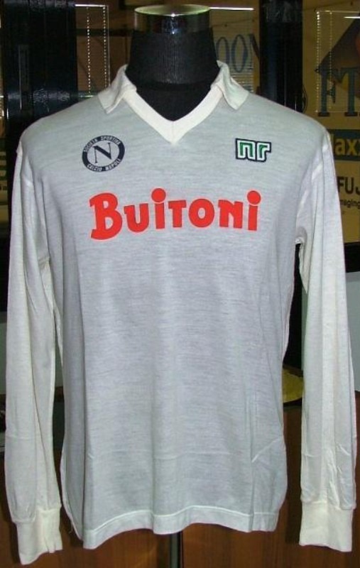 Segunda equipación de SSC Napoli 85-86