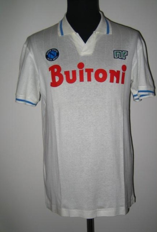 Segunda equipación de SSC Napoli 86-87