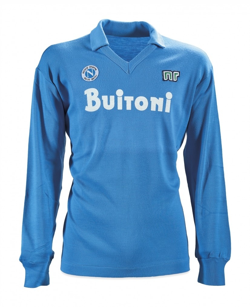 Primera equipación de SSC Napoli 86-87