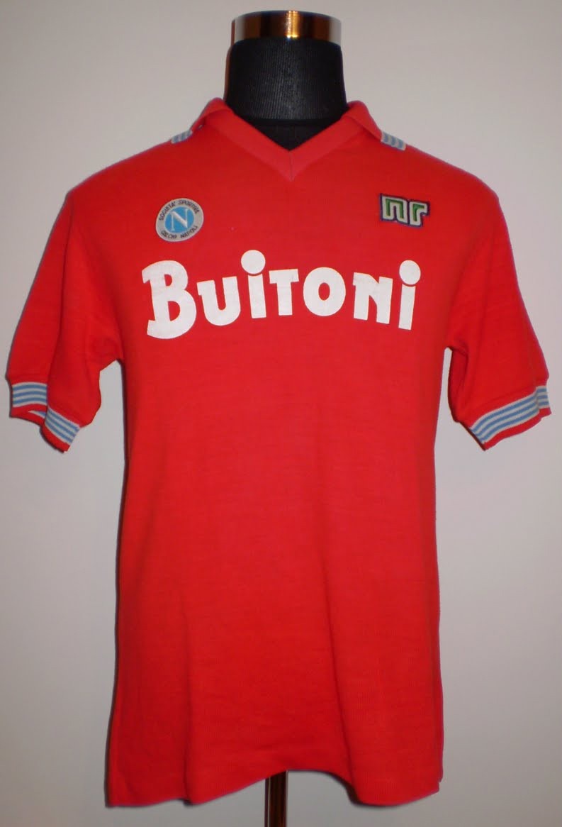 Tercera equipación de SSC Napoli 86-87