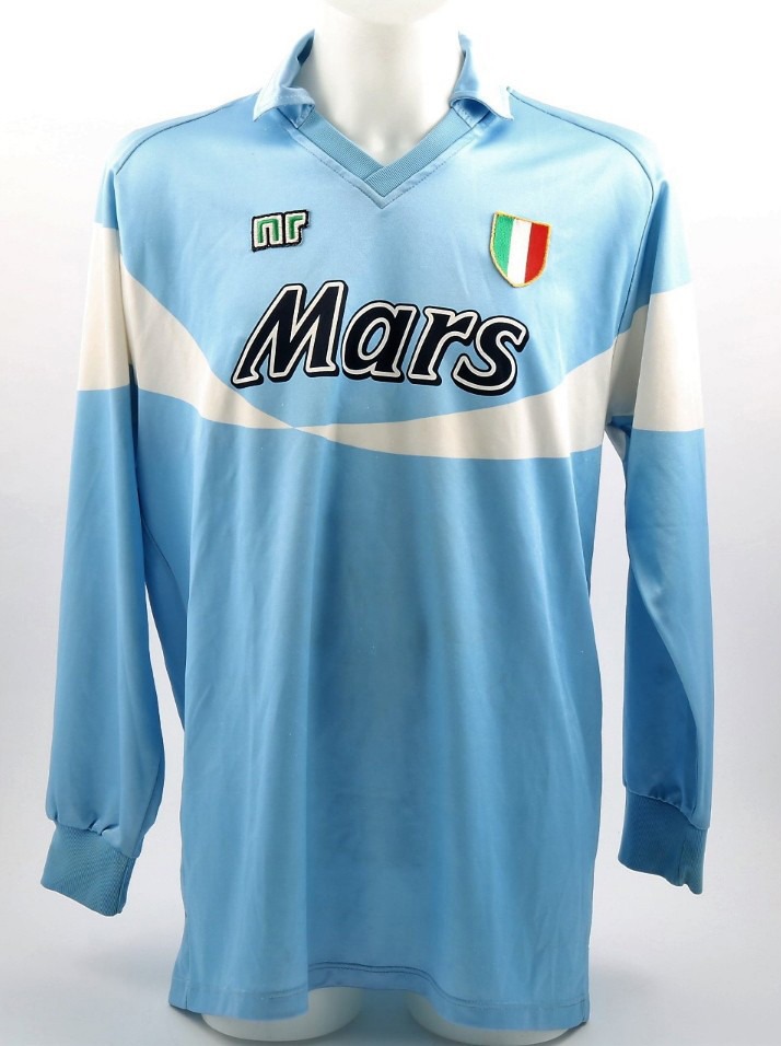 Primera equipación de SSC Napoli 90-91