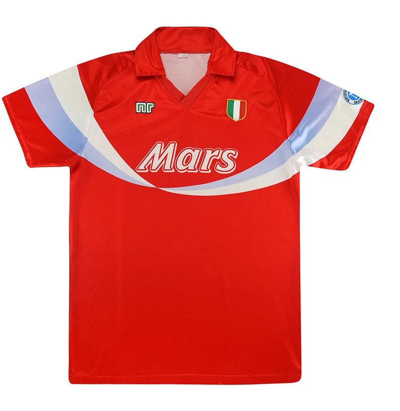 Tercera equipación de SSC Napoli 90-91