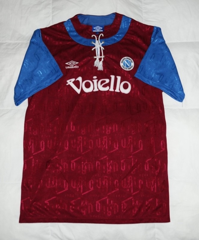 Tercera equipación de SSC Napoli 93-94