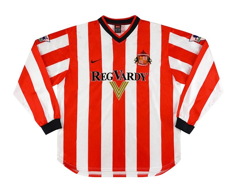 Primera equipación de Sunderland AFC 00-01