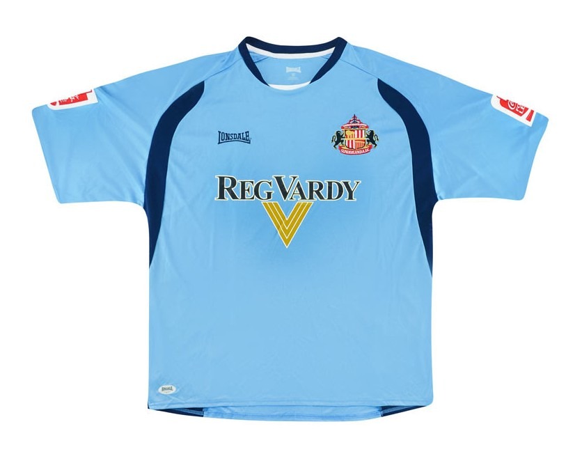 Segunda equipación de Sunderland AFC 06-07
