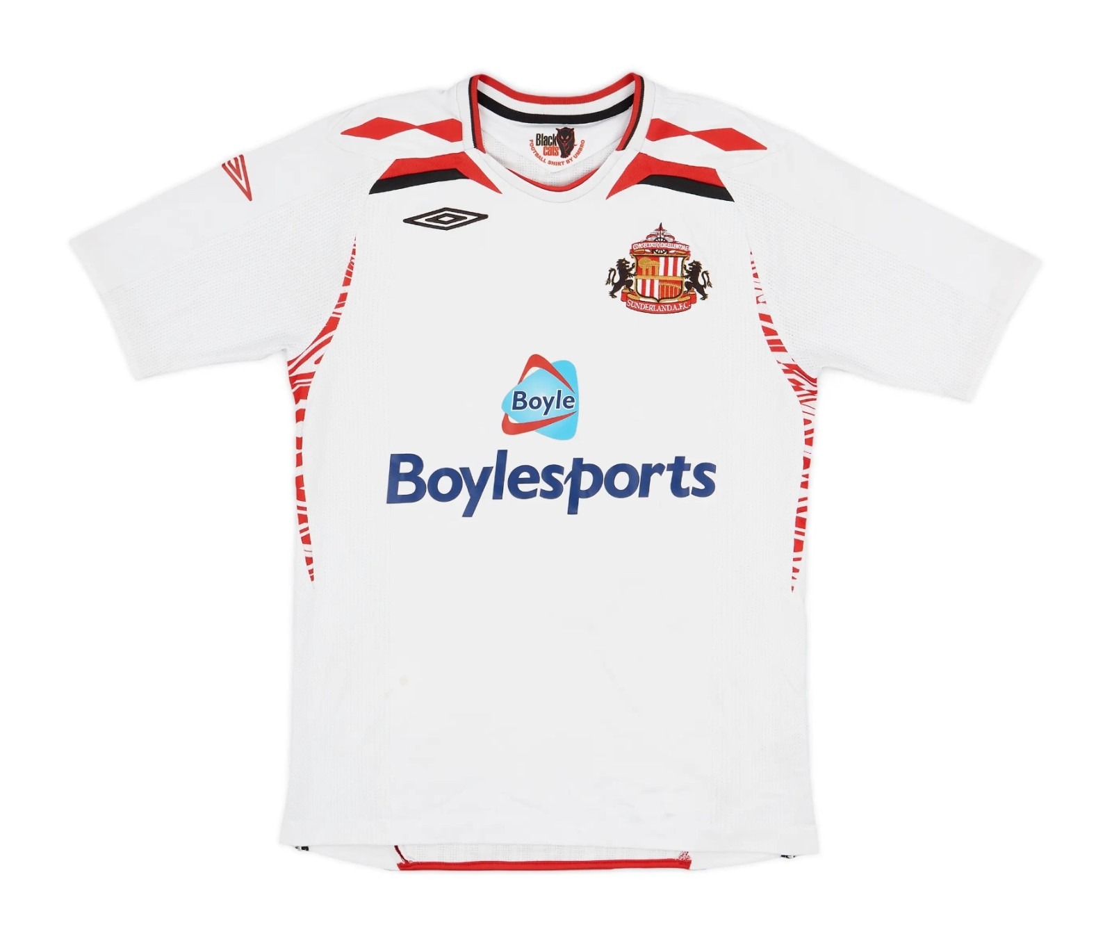 Segunda equipación de Sunderland AFC 07-08
