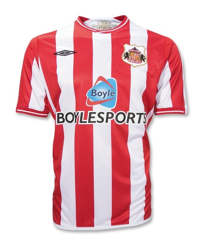Primera equipación de Sunderland AFC 09-10