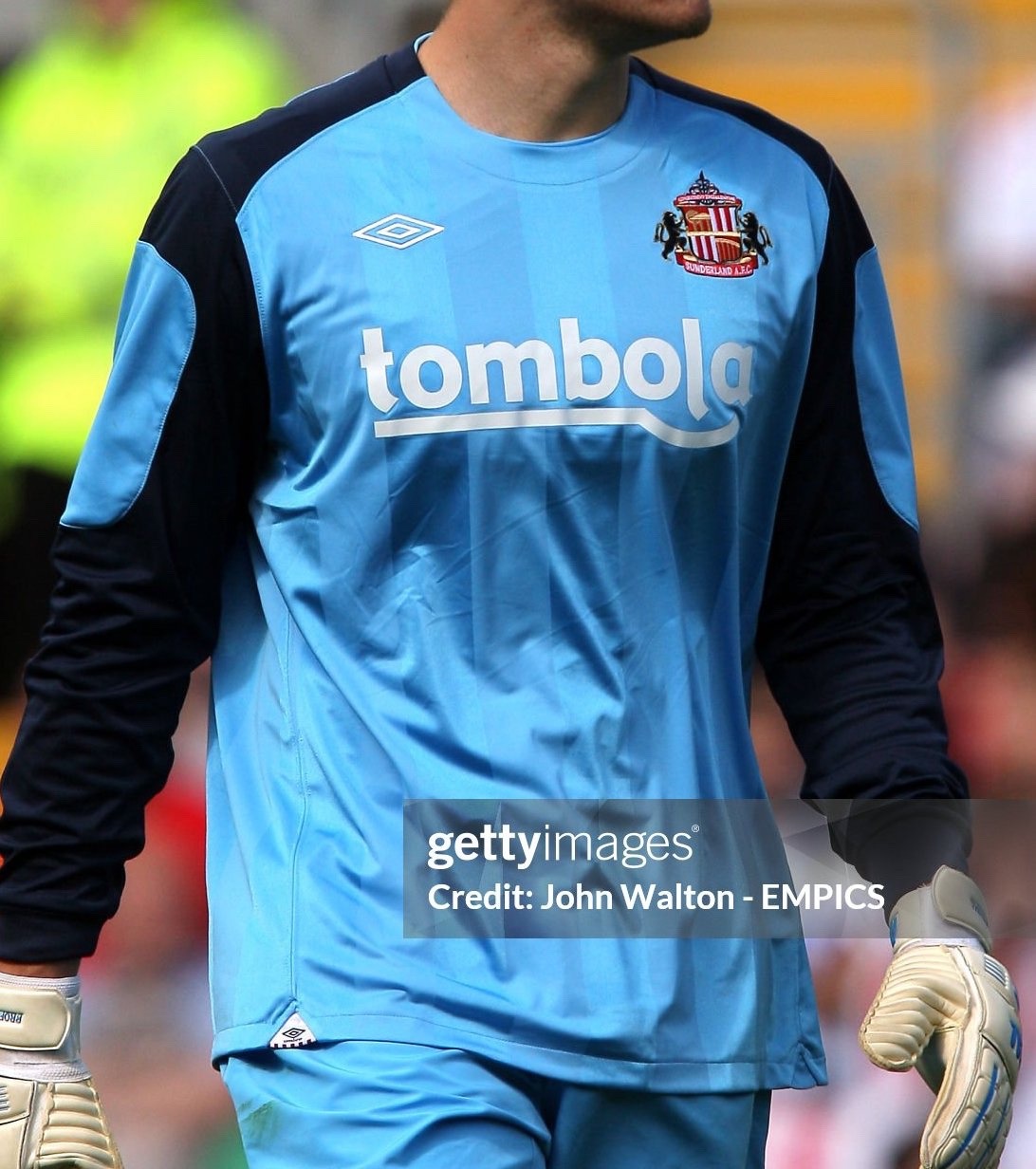 Equipación de portero de Sunderland AFC 10-11
