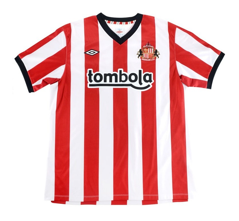 Primera equipación de Sunderland AFC 11-12