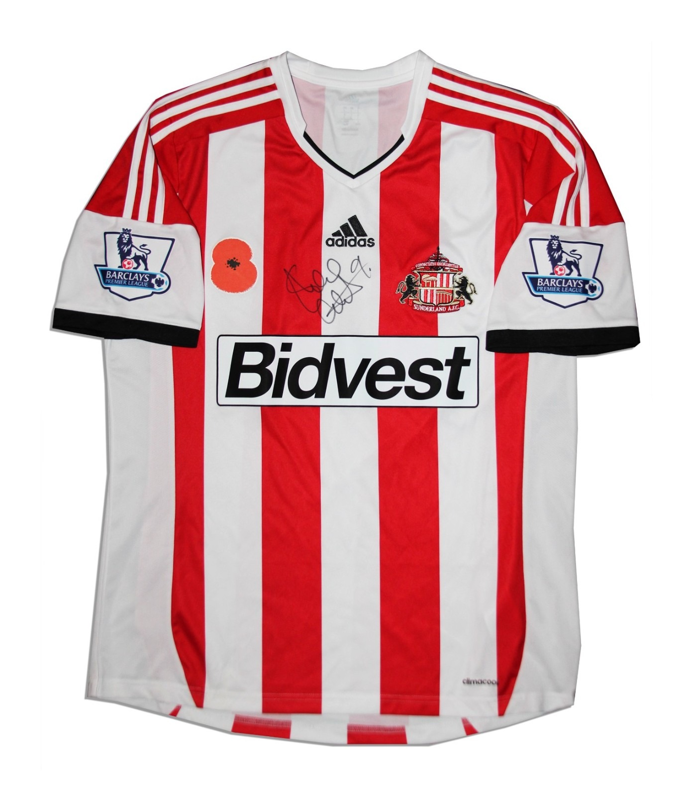 Primera equipación de Sunderland AFC 13-14