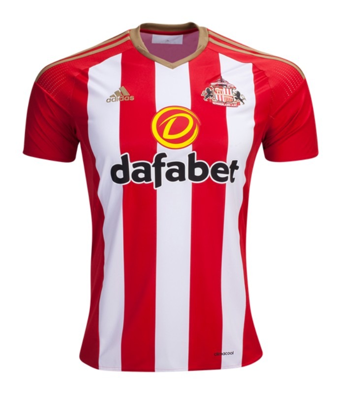 Primera equipación de Sunderland AFC 16-17