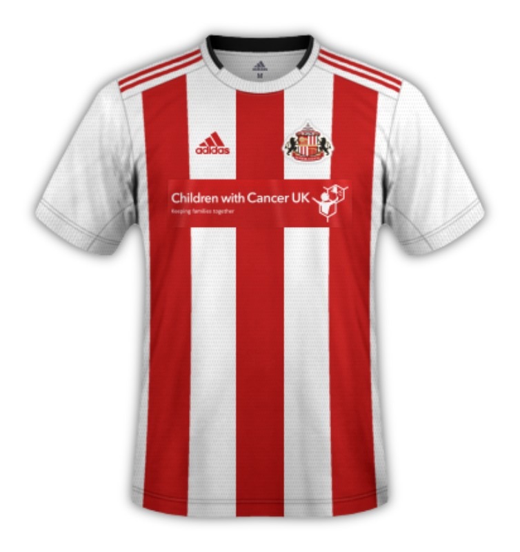 Primera equipación de Sunderland AFC 19-20