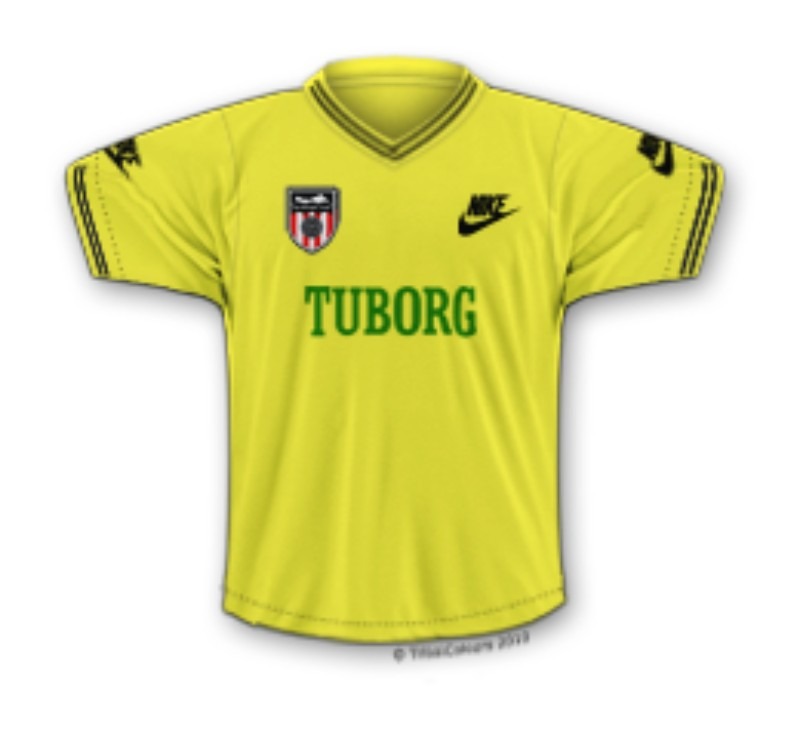 Tercera equipación de Sunderland AFC 85-86 (Carry-over)