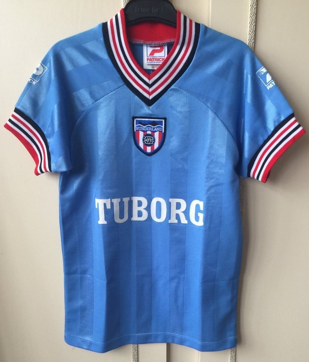 Segunda equipación de Sunderland AFC 86-87