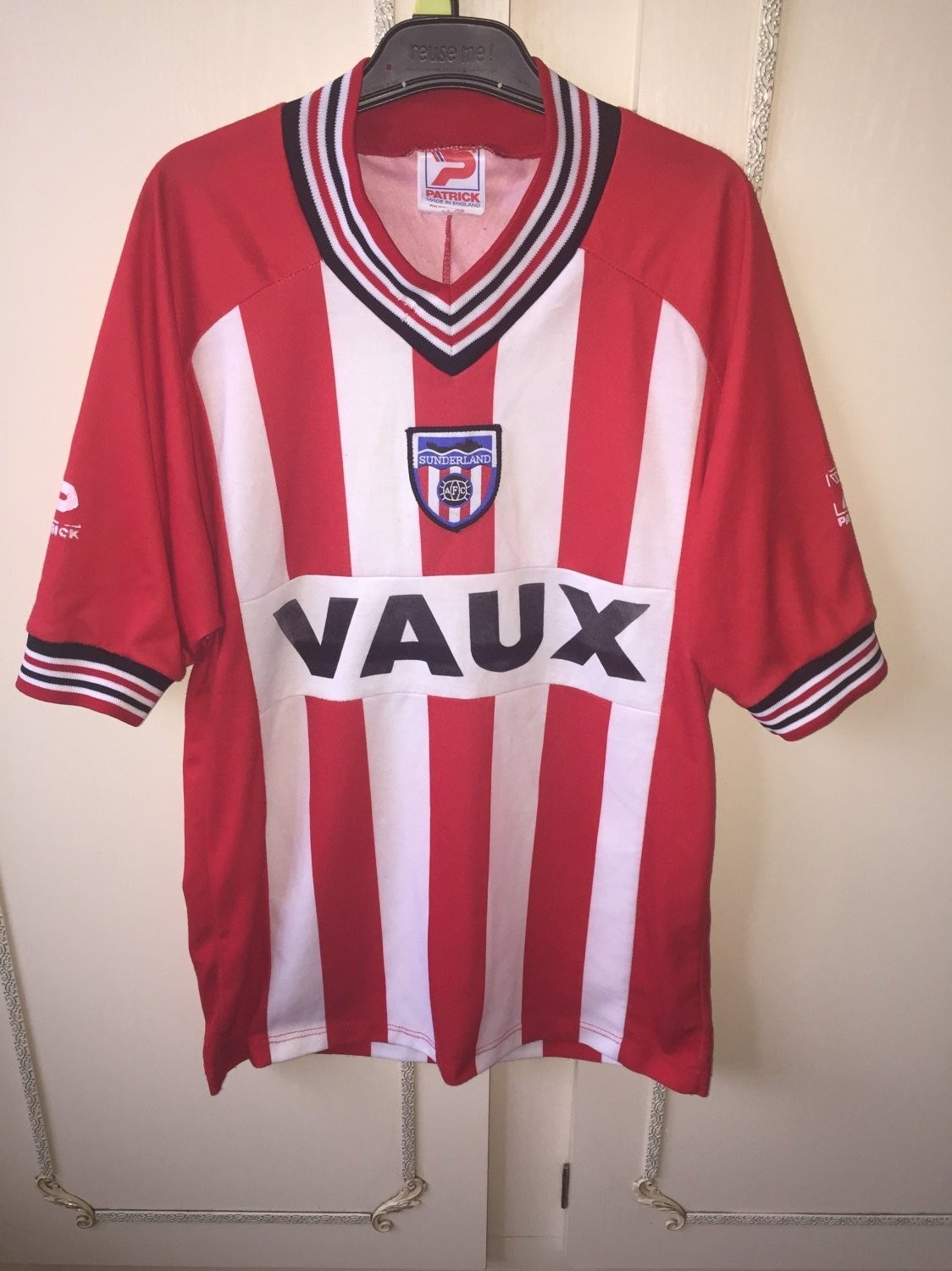 Primera equipación de Sunderland AFC 86-87