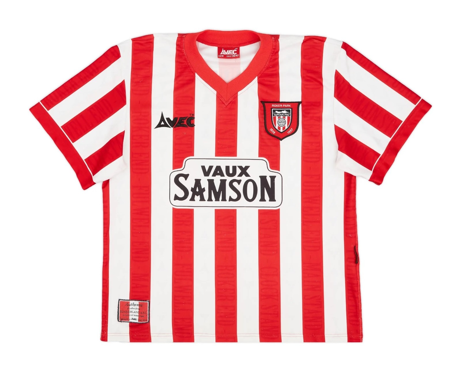 Primera equipación de Sunderland AFC 96-97