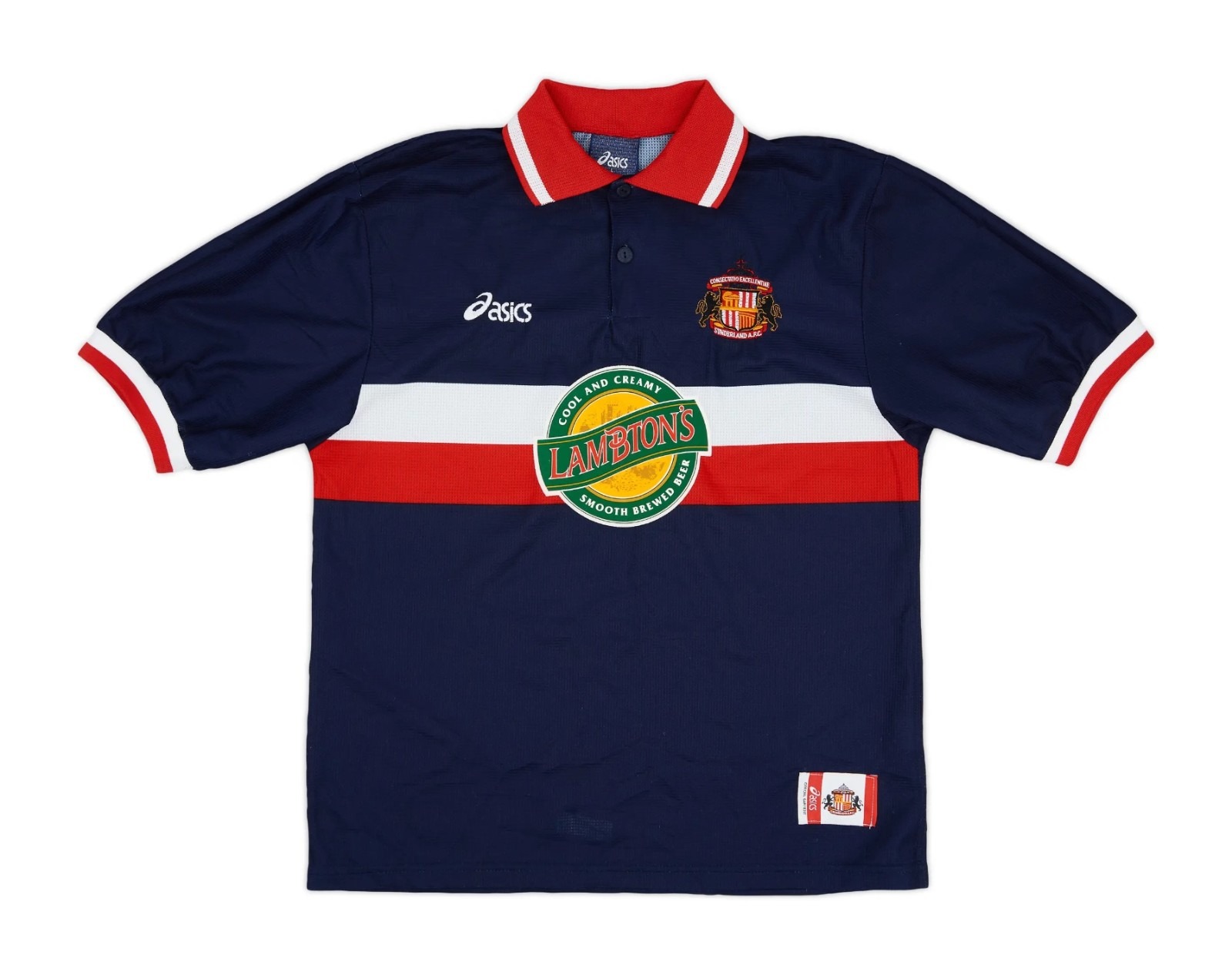 Segunda equipación de Sunderland AFC 98-99