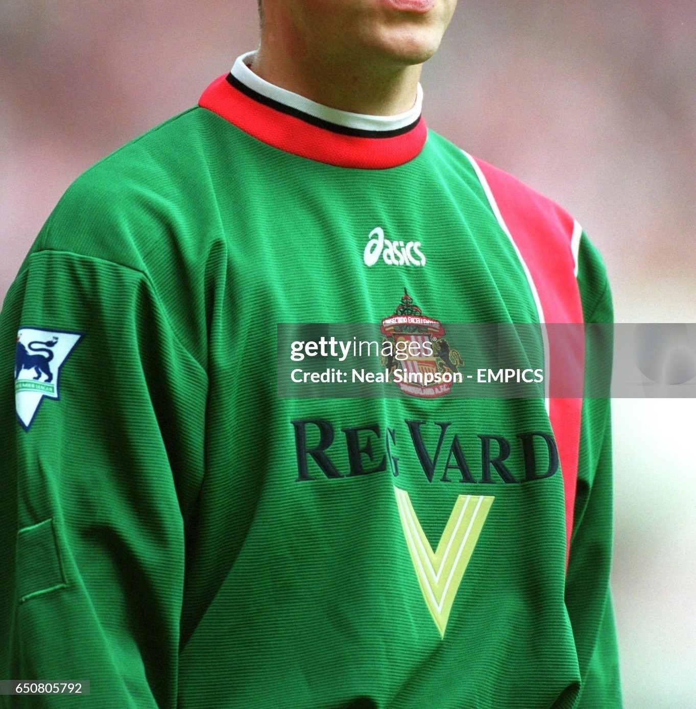 Equipación de portero de Sunderland AFC 99-00