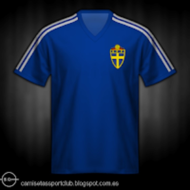 Segunda equipación de Sweden 1974