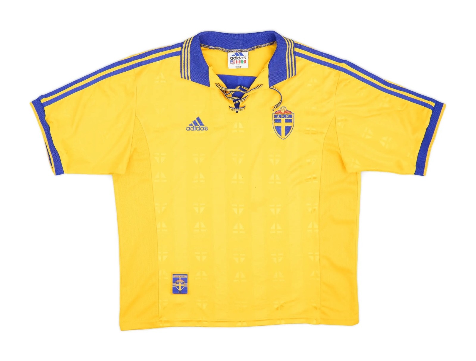 Primera equipación de Sweden 1998
