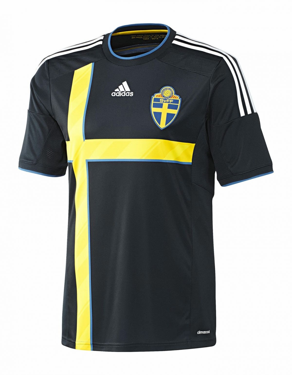 Segunda equipación de Sweden 2014