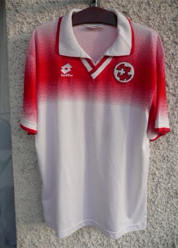 Segunda equipación de Switzerland 1996