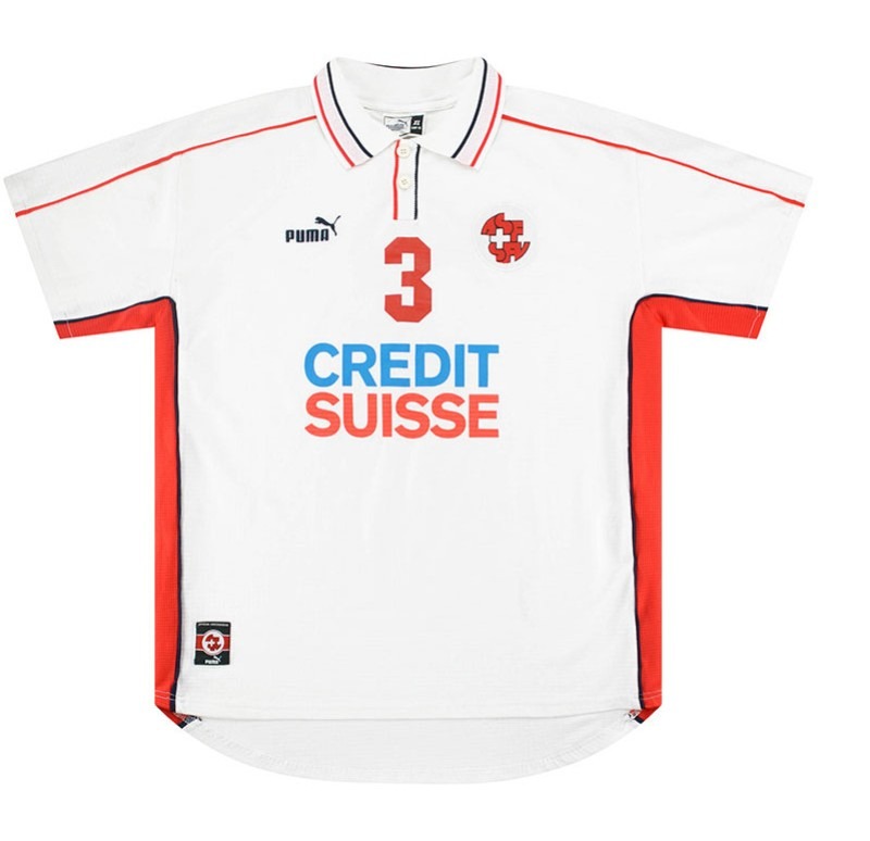 Segunda equipación de Switzerland 1998