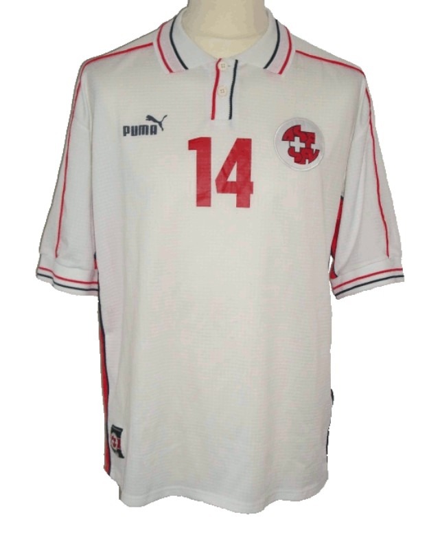 Segunda equipación de Switzerland 1999