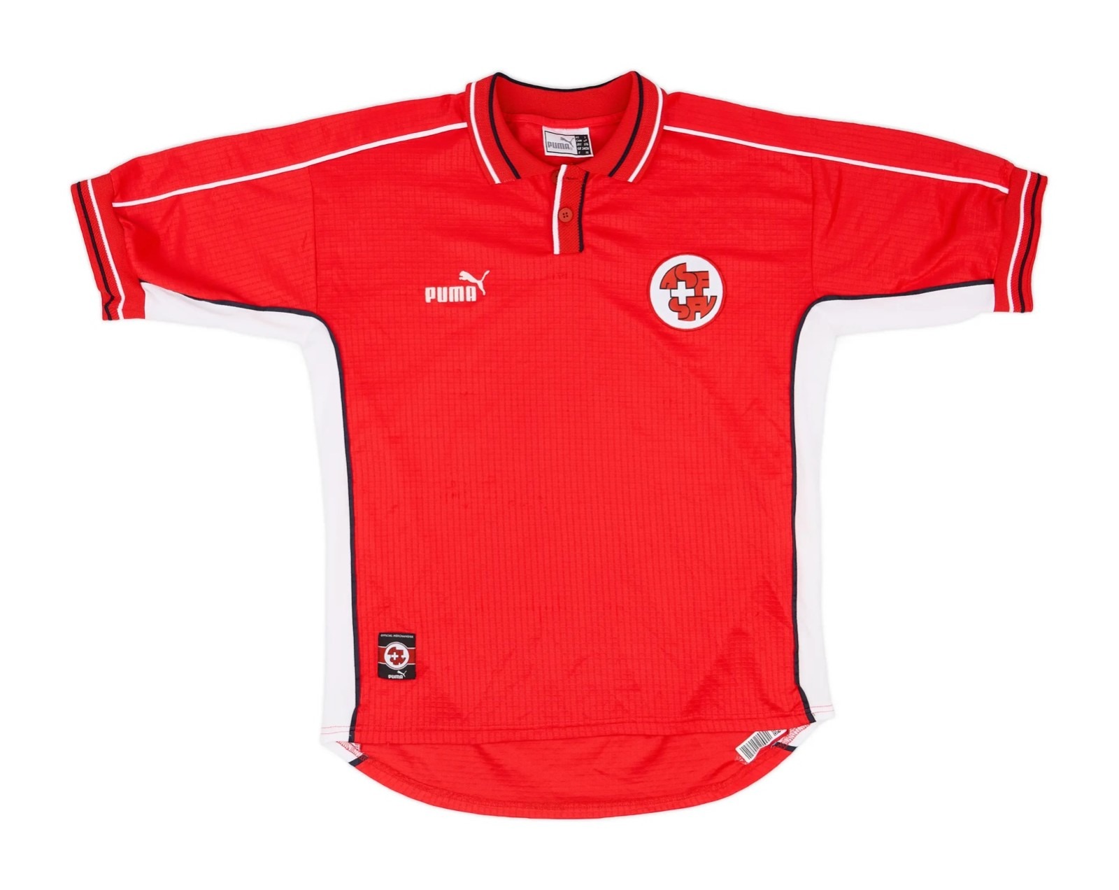 Primera equipación de Switzerland 1999