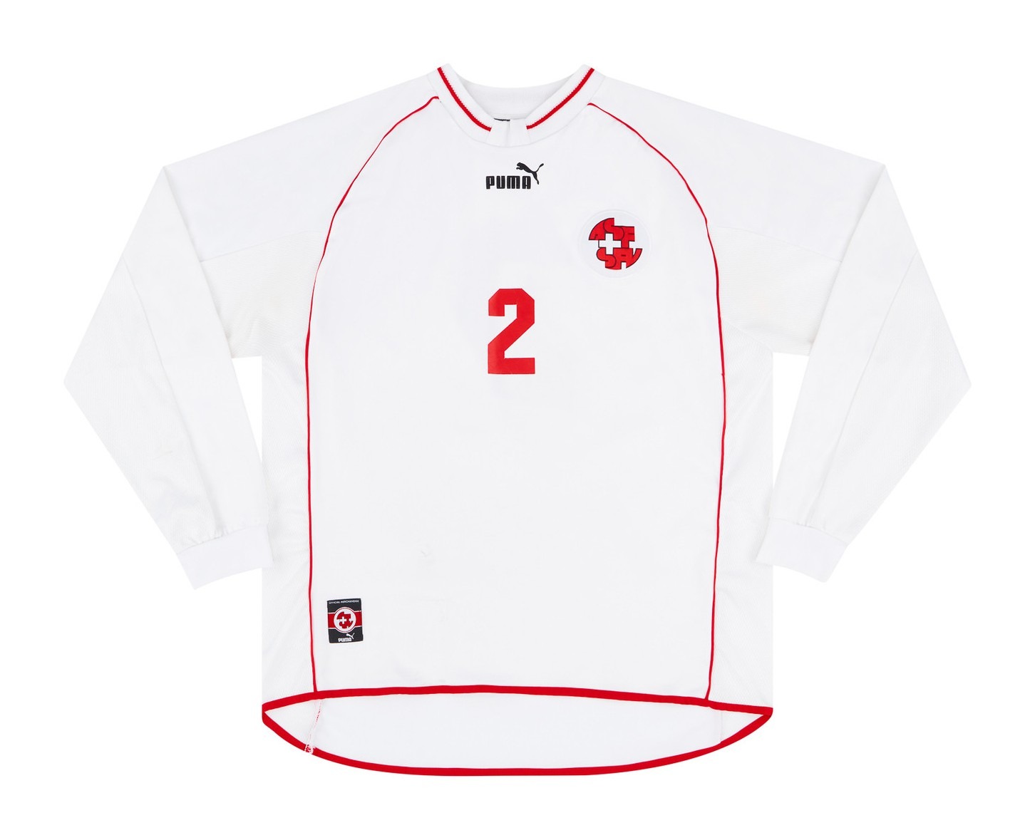 Segunda equipación de Switzerland 2000