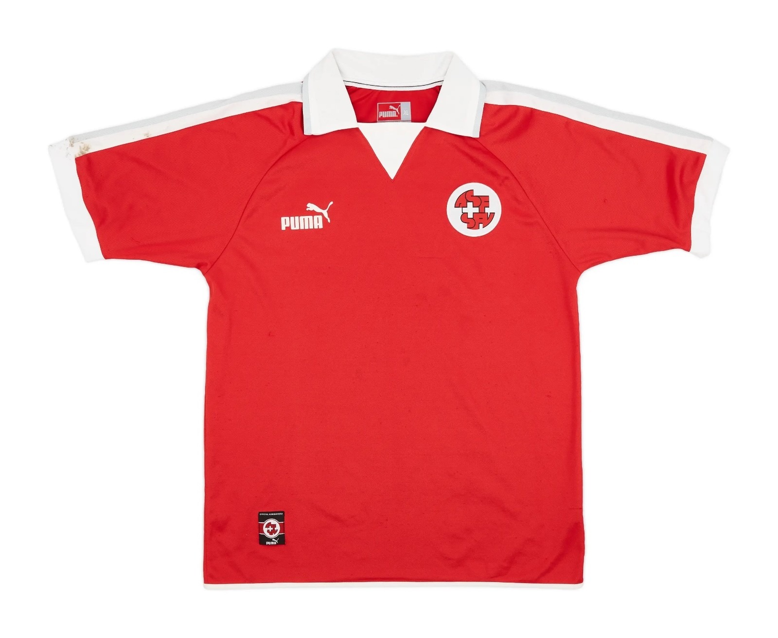Primera equipación de Switzerland 2002