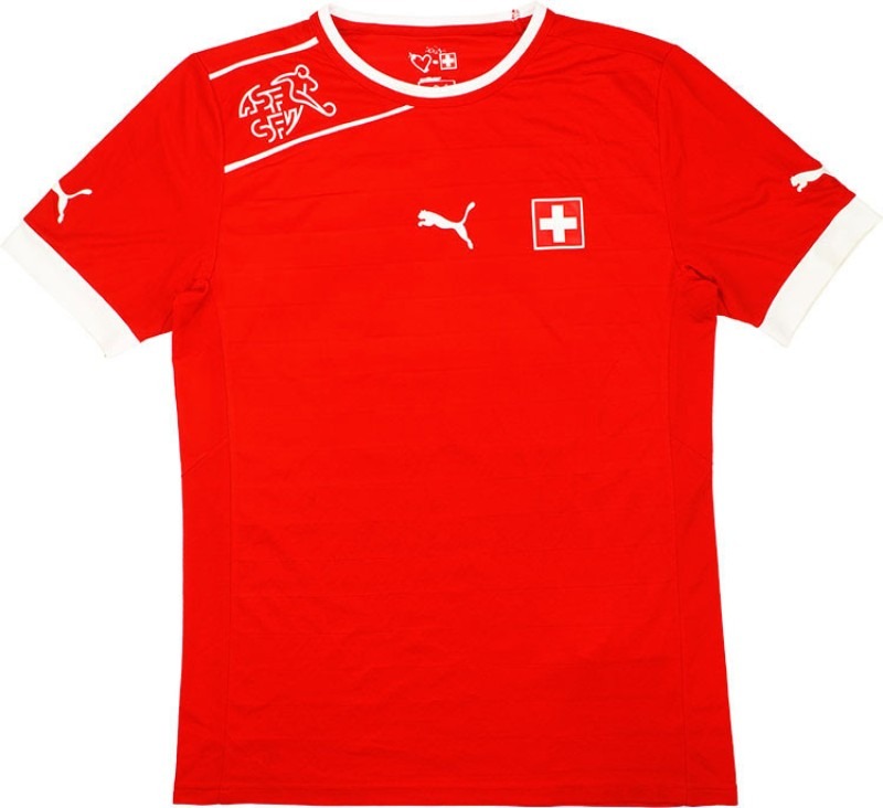 Primera equipación de Switzerland 2012