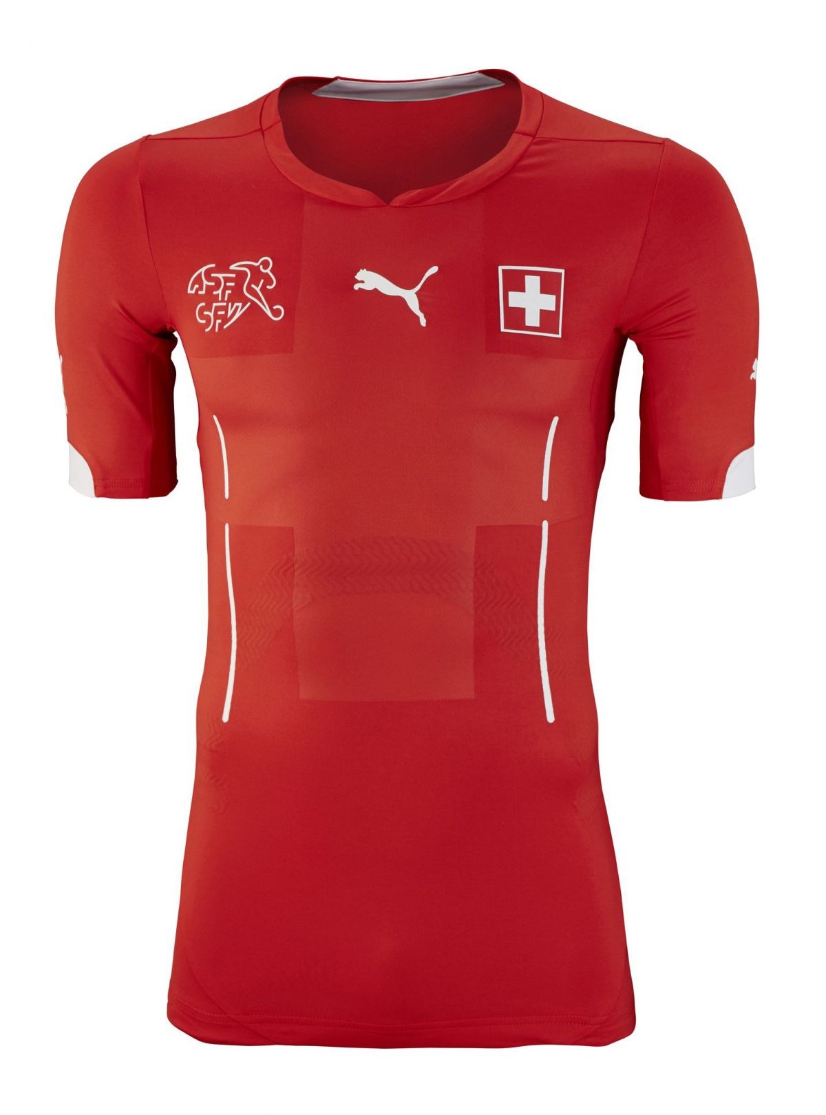 Primera equipación de Switzerland 2014