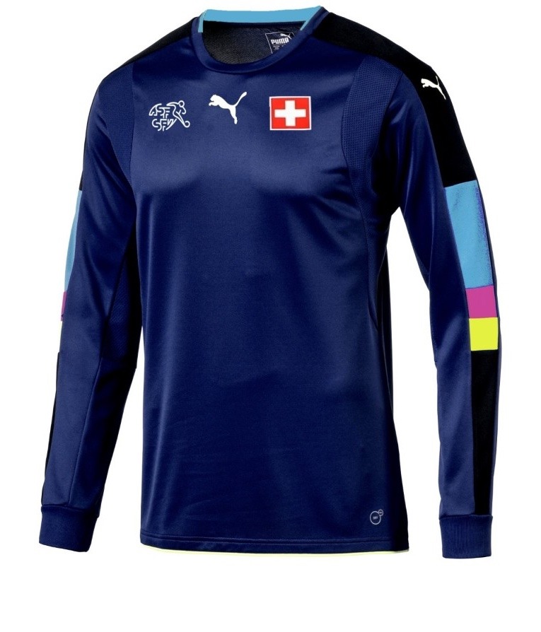 Equipación de portero de Switzerland 2016