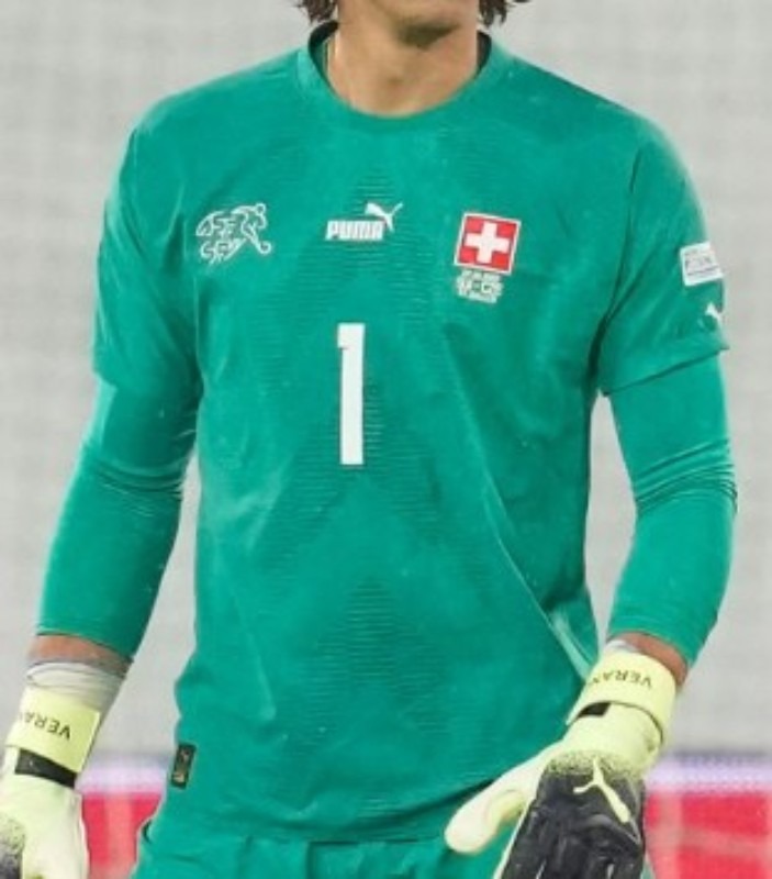 Equipación de portero de Switzerland 2022