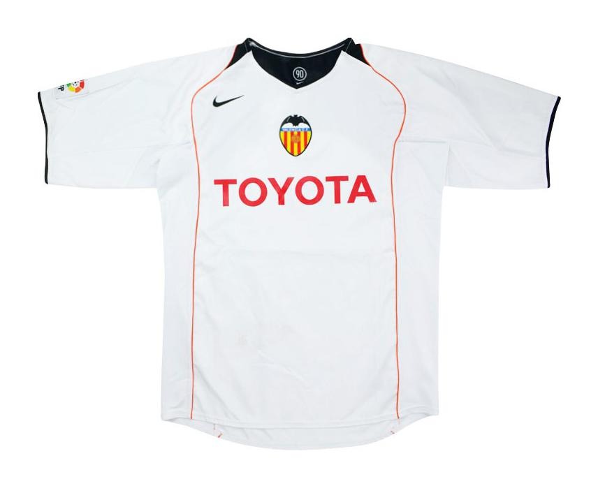 Primera equipación de Valencia CF 04-05
