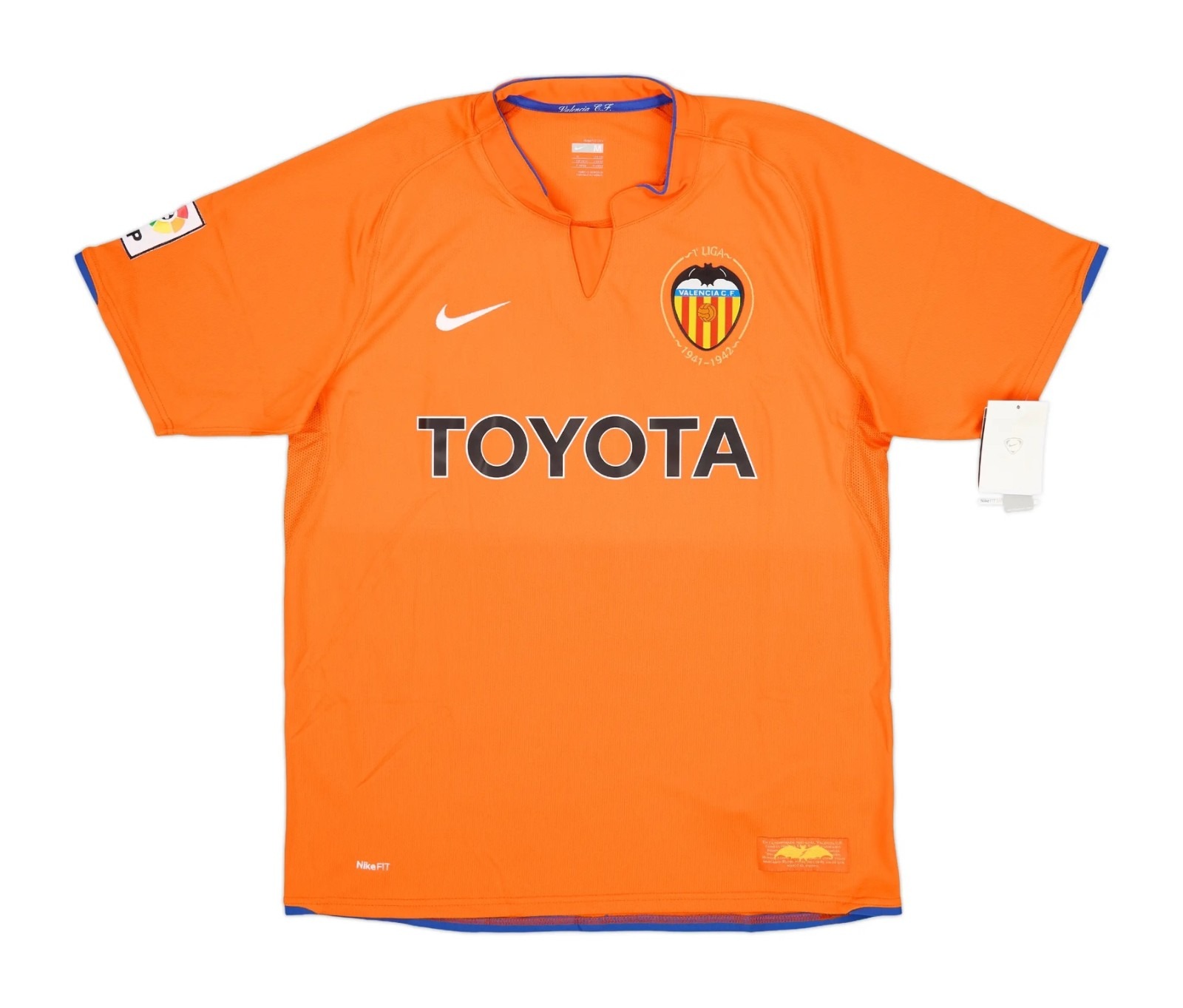 Segunda equipación de Valencia CF 07-08