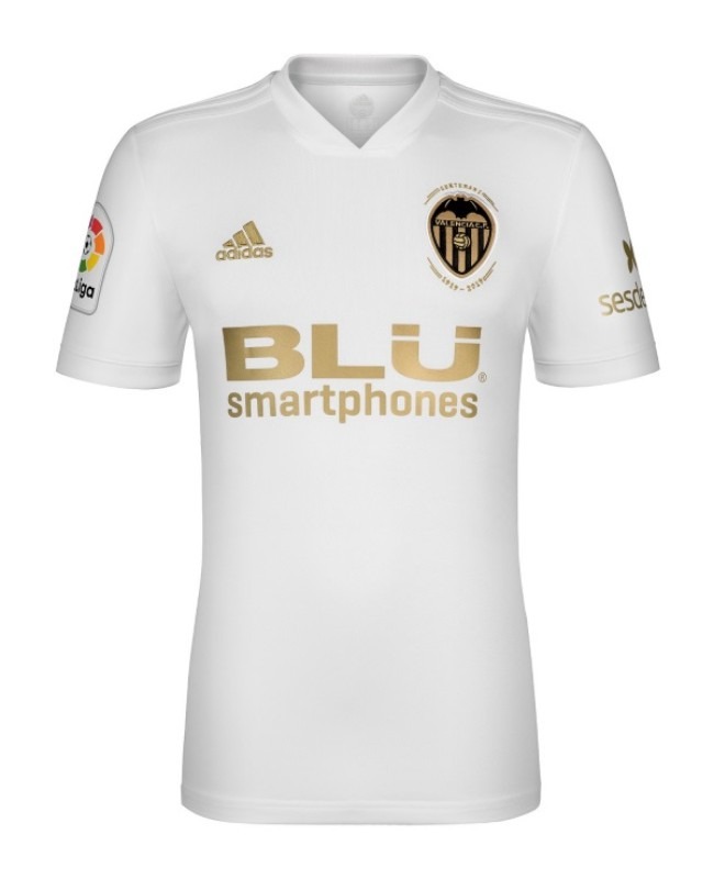 Primera equipación de Valencia CF 18-19