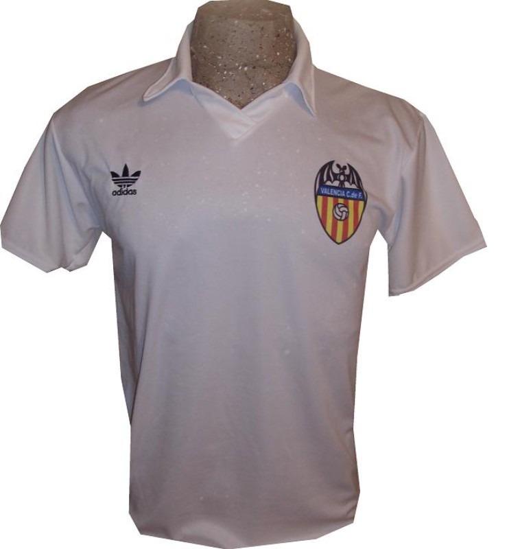 Primera equipación de Valencia CF 80-81
