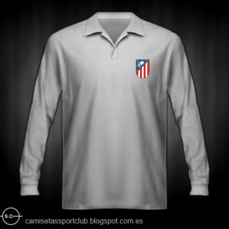 Segunda equipación de Atlético de Madrid 55-56