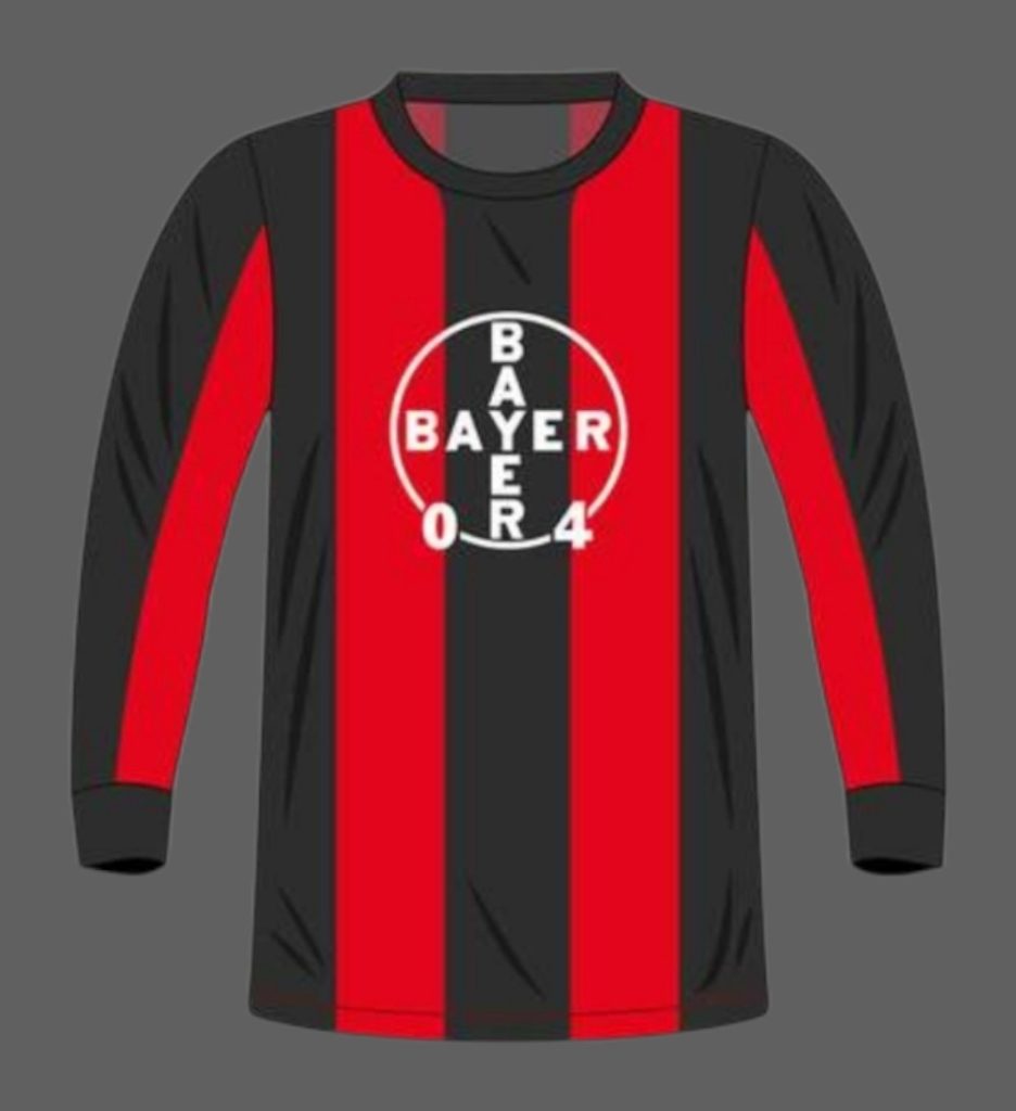 Primera equipación de Bayer Leverkusen 67-68