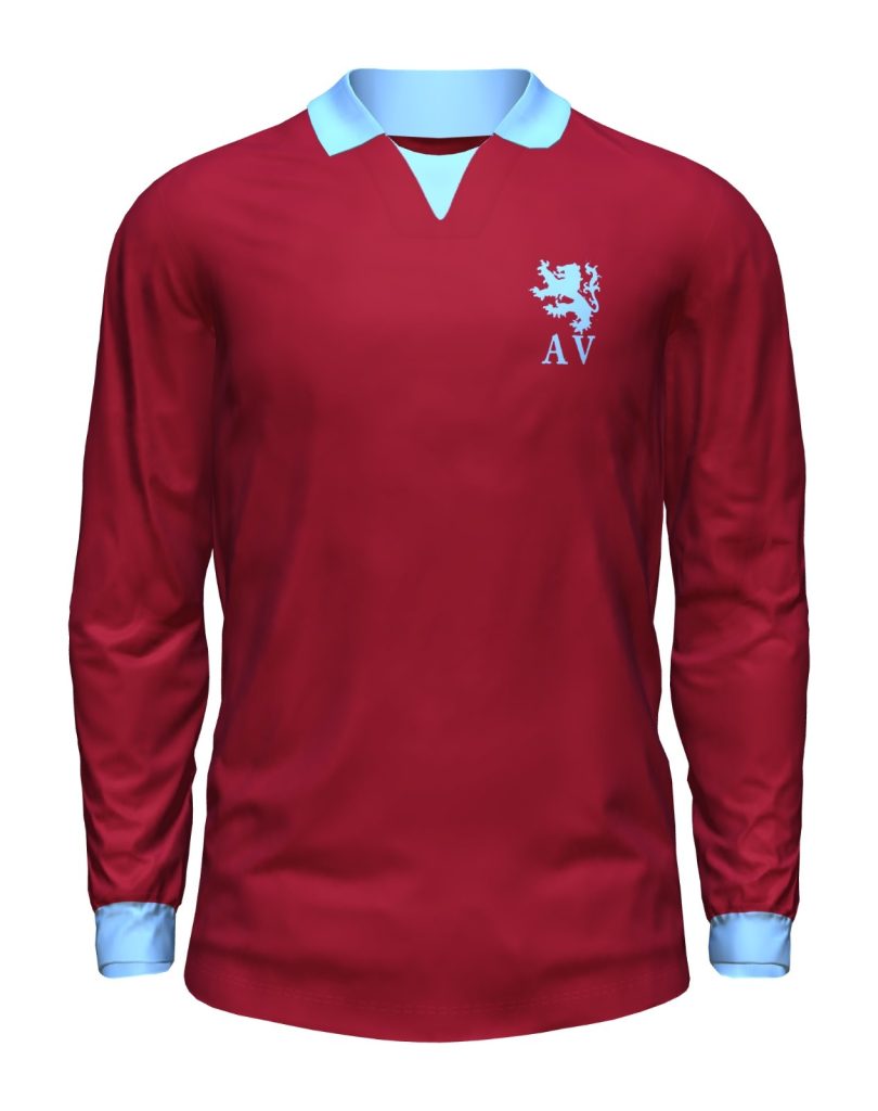 Primera equipación de Aston Villa 69-70