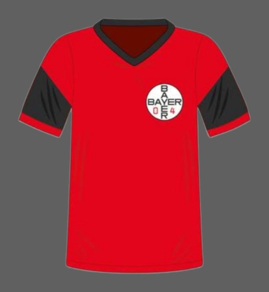 Primera equipación de Bayer Leverkusen 71-72