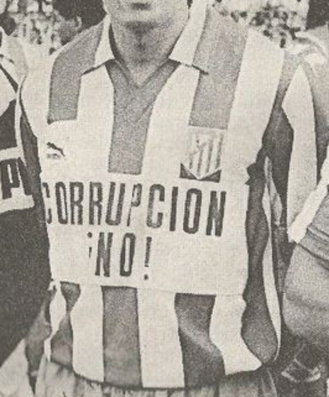 Primera equipación de Atlético de Madrid 91-92