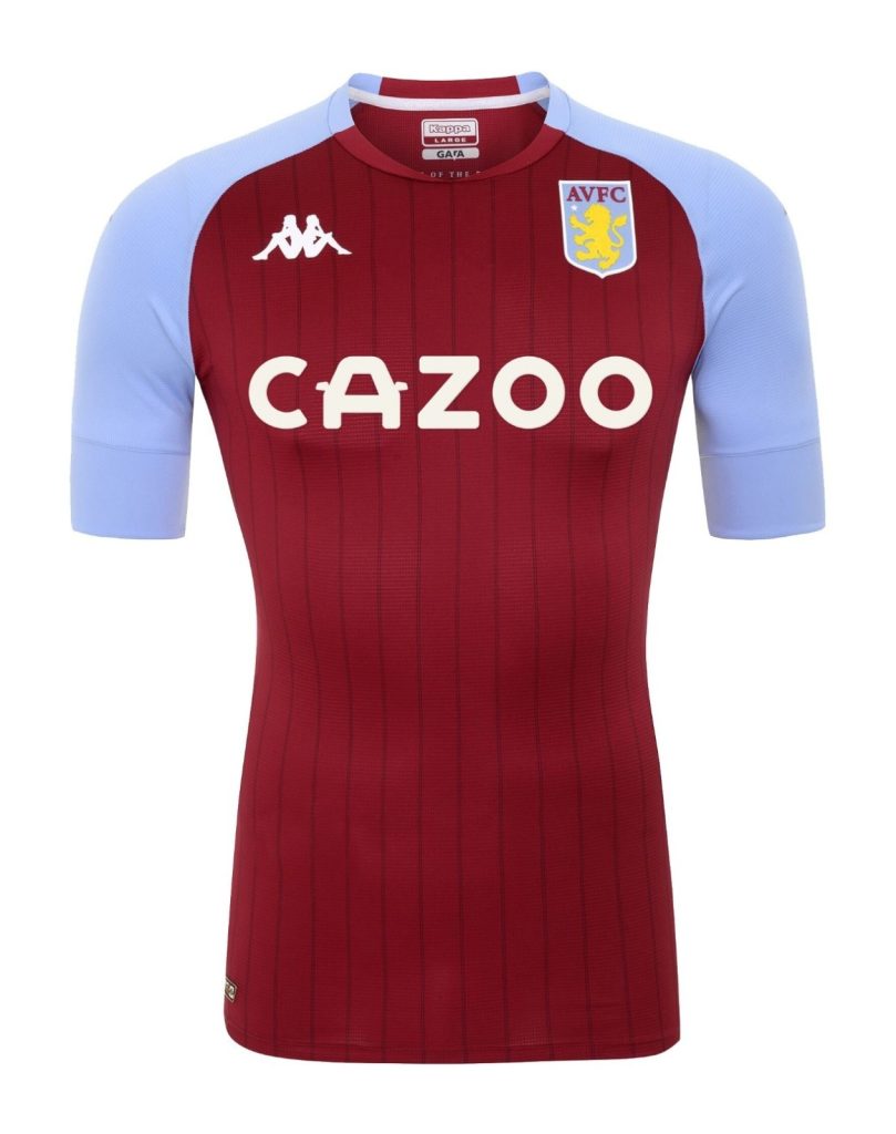 Primera equipación de Aston Villa 20-21
