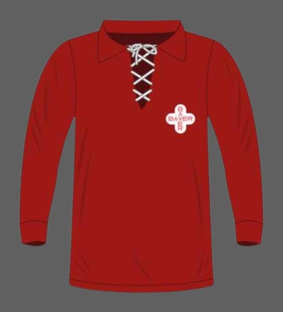 Primera equipación de Bayer Leverkusen 1947-48